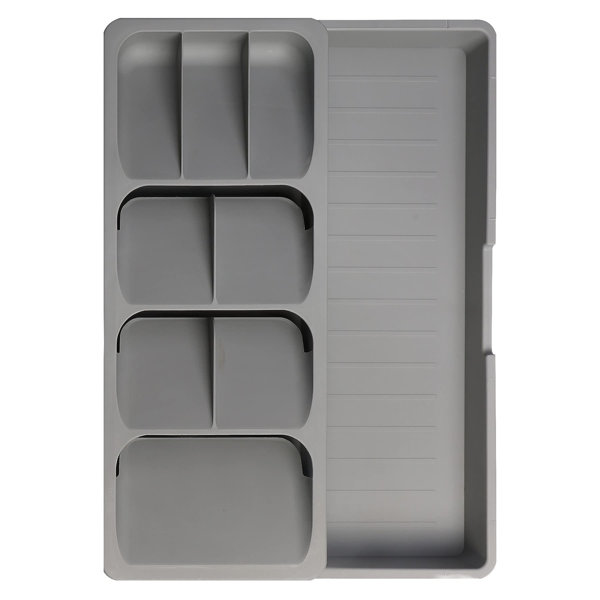 Levi Beer Plastic Cutlery Tray Organiser Expandable Kitchen Drawer Tray